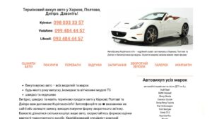 Огляд сайту kupimauto.info