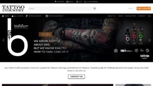 Обзор сайта tattooindustry.uk
