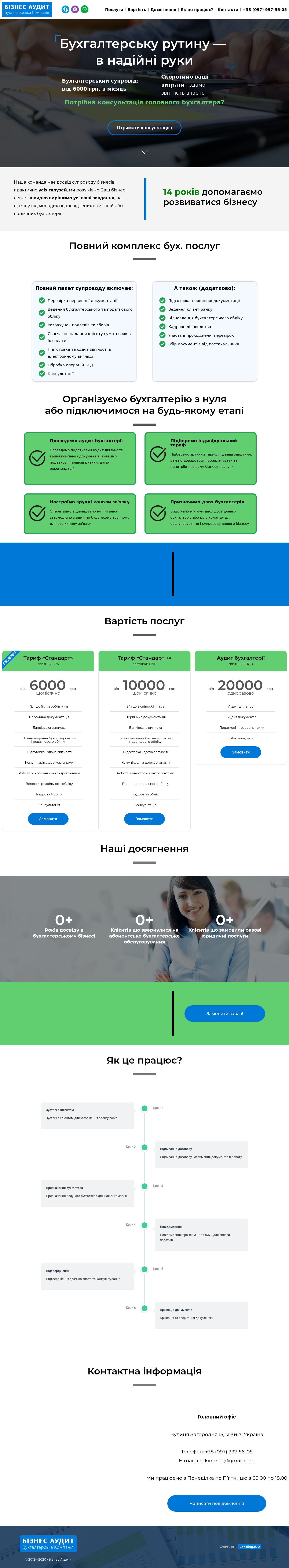 Обзор сайта bizaudit.kiev.ua