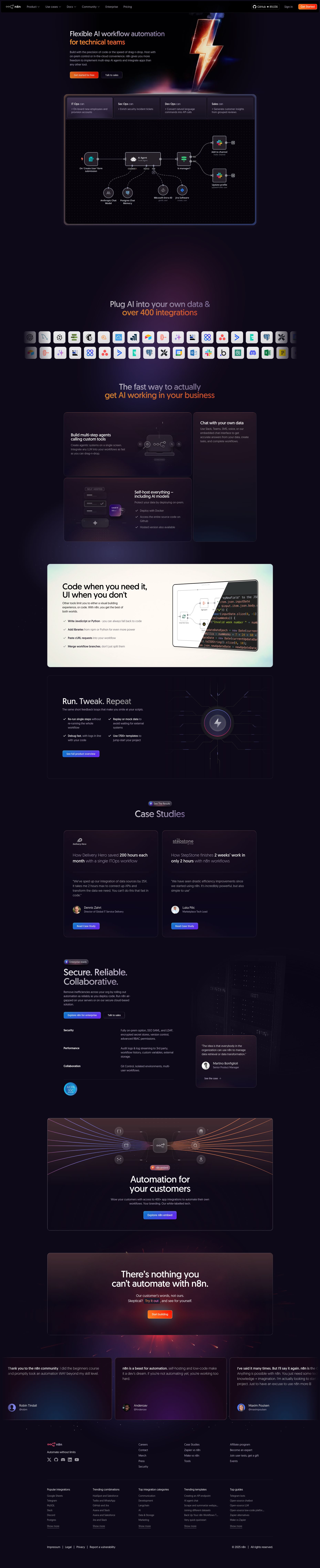 Веб-сайт n8n.io?ref=uniteai&utm_source=affiliate